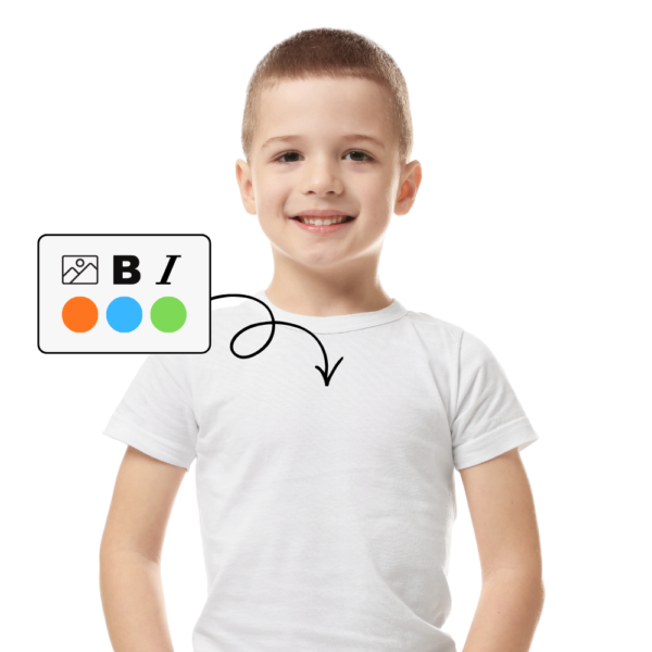 Design sans titre (6) T-shirt Enfant Coton 150g Personnalisable