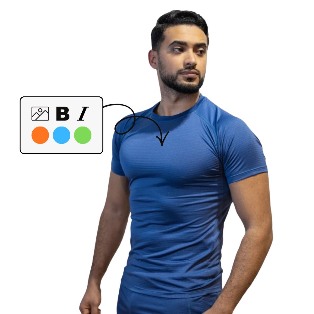 T-shirt sport homme 100 % polyester
